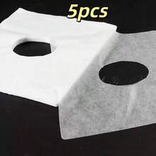Bộ 5 chiếc/100 chiếc/200 chiếc ga trải giường dùng một lần cho mặt, vỏ gối mặt dày dặn dành cho thẩm mỹ viện, giường massage. - Nhiều màu - Xem 10