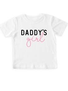 Camiseta "Daddy's Girl" 6M-5/6T Blanca, Camiseta a juego "Daddy's Girl" y "Girldad", Papá de una Niña, Girldad, Padre de una Niña, Regalo para Papá, Camiseta "Dad's Girl", Camisetas de Cuello Redondo Versátiles para Uso Diario, Camisetas de Algodón Suaves y Transpirables, Ropa Casual de Ocio de Corte Relajado para Niñas, Ropa Casual para Deportes al Aire Libre, Ropa Diaria Elegante y Sencilla, Camisetas de Moda Fáciles de Combinar, Ropa Universal para Viajes, Fiestas y Ocio para Damas. - Blanco - Ver 8
