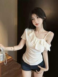 Women Tops - White - View 3