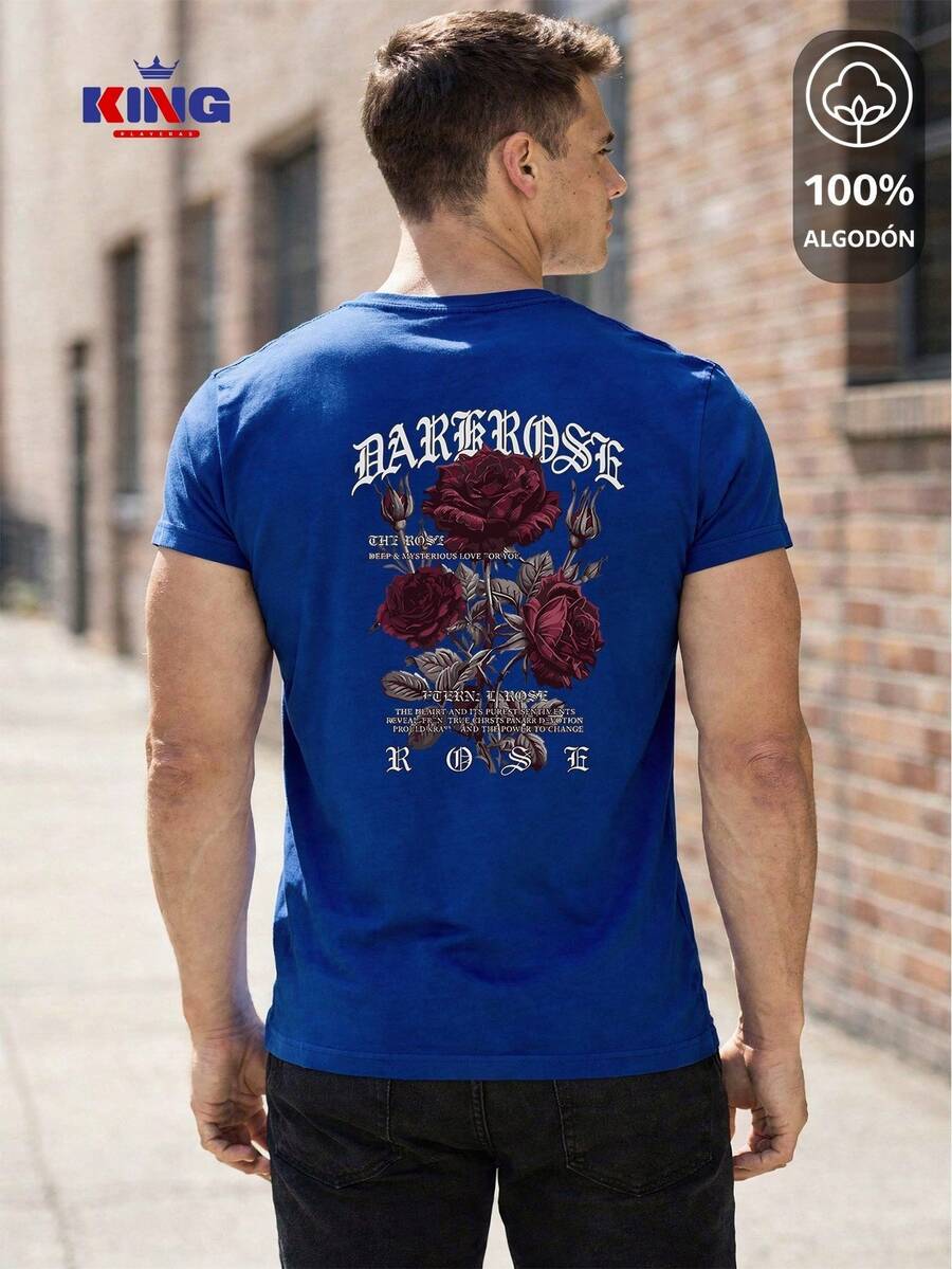 King T-shirt Men T-Shirts - Blue - View 1
