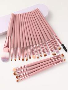 Bộ dụng cụ trang điểm 39 món bao gồm: Bộ 20 cọ trang điểm + 1 túi đựng mỹ phẩm và đồ dùng cá nhân đa năng có khóa kéo chống thấm nước + 3 bông mút trang điểm + 3 bông mút trang điểm mini + 4 bông phấn tròn + 2 bông rửa mặt + 2 dây đeo chậu rửa tay + 1 băng đô + 1 dụng cụ vệ sinh cọ trang điểm + 1 con lăn massage + 1 thớt cạo gió. - Nhiều màu - Xem 2