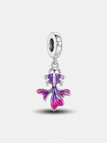 1pc Betta Fish Pendant, Suitable For DIY Bracelets, Necklaces And Other Jewelry Making, Perfect Gift For Women - Beads - View 15