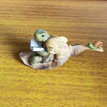 1pc Cute Desktop Small Animal Turtle Figurine, Succulent Planter, Office Decor Resin Crafts - C - View 12