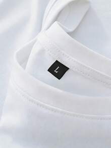 Camiseta casual creativa para mujer - Blanco - Ver 5