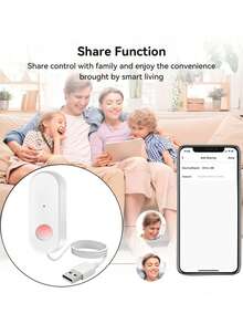 WiFi PIR Motion Sensor Compatible With Tuya Smart Life Infrared Detector Home Security Anti-Theft Alarm APP Remote Monitoring USB Powered Easy Installation - View 7
