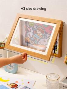 إطار لوحة أطفال - إطار عرض رسومات الأطفال سهل التبديل، إطار صور للحائط والطاولة لتخزين الفن - صندوق تخزين - مشاهدة 20