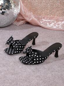 Women's Sandals Open Toe Versatile Minimalist Summer Party - Black - View 7