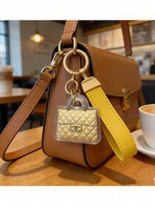 Llavero 3 en 1, Colgante de bolso, Correa para teléfono - Diseño multifuncional elegante y lindo, Accesorio personal compacto y delicado, Adecuado como regalo de cumpleaños/festivo para novia, mejor amiga - Multicolor - Ver 4