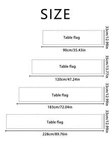 1 pieza Camino de mesa a cuadros azules, tela decorativa de estilo nórdico minimalista para mesa de comedor / mesa de café, versátil, adecuada para comedor, cocina, eventos al aire libre - Azul - Ver 3