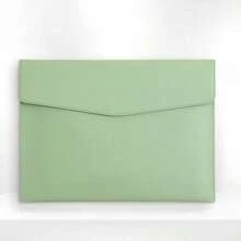 Customized Logo/Text Personalized Name Storage Bag, Portable File Protection, Large Capacity Soft Leather, Document/Contract Storage, Multifunctional Organizer File Folder, Suitable As Gift For Friends, Colleagues, Family - Multicolor - View 12