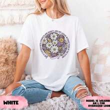 Camisa CH-Cristiana floral, ropa CH-Cristiana estética, ropa de Jesús, regalo para mujer religiosa, camisa de la Biblia, camisa CH-Cristiana retro, Proverbios.180G C-AmiS-eta 100 % aL-Godón de 180 g para mujer A-Juste feM-enino y cómodo. Transpirable. Apto para todas las perS-onas, ya sean mujeres o hombres. Tejido duradero de alta C-Alidad apto para todas las costuR-AS, suave al tacto pero diseñado para durar. Tops transpirables para mujer, conjuntos de otoño para mujer, conjuntos de vaC-Aciones, disfraces de Halloween para mujer. - Blanco - Ver 7