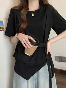 Women Tops - Black - View 3