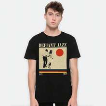 Severance TV-Serie Defiant Jazz T-Shirt, Herren- und Damengrößen (SVR-452108) - Schwarz - Übersicht 1