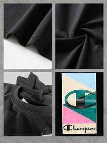 Geometría vibrante con bloques de color pastel y símbolo que evoca fuerza y confianza, transmitiendo energía moderna y actitud positiva camiseta de mujer  cómoda y versátil para uso diario y ocasiones casuales - Negro - Ver 4