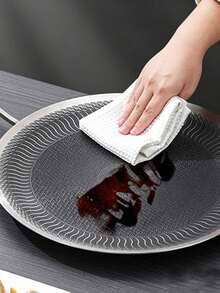 1pc Thick High-Quality Dragon Scale Pattern 316 Stainless Steel Non-Stick Barbecue Tray, Portable Outdoor Grill Pan, Multi-Function Frying Baking Tray For Home, Outdoor Picnic Grill, Easy To Clean Non-Stick Grill Pan - 316 Stainless Steel Baking Pan - View 4