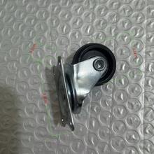 8-Pack 1-Inch Small Swivel Caster Wheels, Polished Metal & Plastic, Rubber Base, Rotating For Smooth Movement, Durable For Commercial & Home Use - Universal - View 6