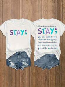 Summer Clothing, 1 Piece, Women's T-Shirt With Zion National Park Graphic, Utah Landscape, Summer Vacation Style, Short Sleeve T-Shirt, Casual, For Outdoor Hiking - 白色 5 - 查看 8