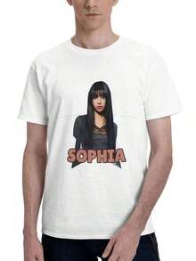 KATSEYE Sophia Star Frame Portrait T-Shirt, K-Pop Fan Cotton TeeLayeras De Mujer Algodon Blusas Frescas Para El Calor Blusas Dama Playeras De Dama Playeras Mujer Blusa Blanca Playeras Basicas De Mujer Blusas Oversize Para Dama Playeras Oversize De Mujer  Y2k Mujer Verano Camisetas De Mujer Algodón Playeras Para Mujer Blusas Casuales Para Dama Envio Nacional - Blanco - Ver 8
