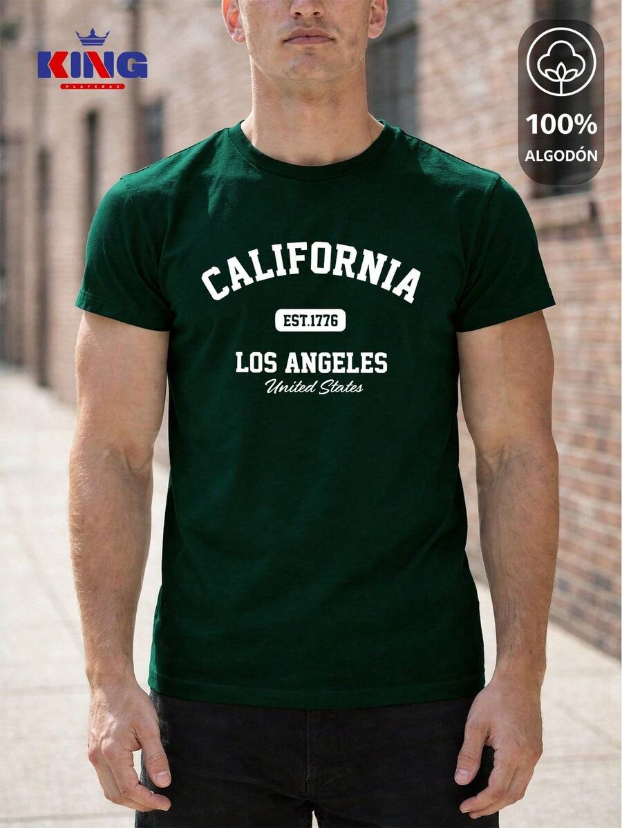 King T-shirt Men T-Shirts - Dark Green - View 1