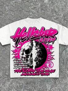 T Shirt Print ,Graphic-Cotton Tees Size Plus,T Shirt Print ,Graphic-Cotton Tees Size Plus, Cartoon Round Neck Short Sleeve, Graphic-Shirt Cotton Tees Size Plus,Hellstars 2024 The Earth Is A Huge Amusement Park Y2K Graphic T-Shirt,220g 100% Cotton,Round Neck Short Sleeve,White Streetwear Essential,Unisex Style ,Y2K,Oversized Shirt Men,Summer Tops ,Y2K,Oversized Shirt Men,With Shirt,Summer Tops,Shirt Suitable ,Y2K,Oversized Shirt Men,With Shirt,Summer Tops,Shirt Suitable - trắng - Xem 7