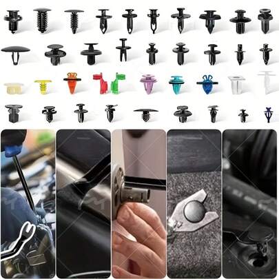 2275PCS Boxed Car Fastener Accessories, Including Various Fastener Clips And Repair Tools, Comprehensive Range Covering Wide Applications, Convenient For Repair And Installation, Complete Daily Maintenance Kit For Auto Repair.