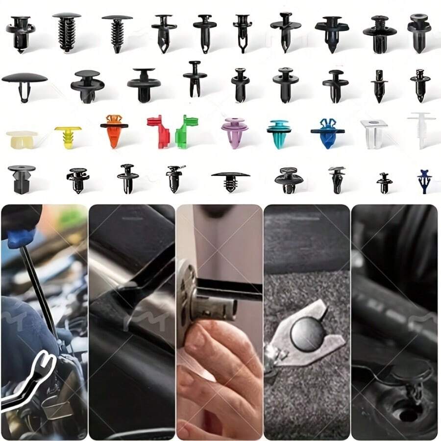 2275PCS Boxed Car Fastener Accessories, Including Various Fastener Clips And Repair Tools, Comprehensive Range Covering Wide Applications, Convenient For Repair And Installation, Complete Daily Maintenance Kit For Auto Repair. - 2275pcs Boxed Fasteners - View 1