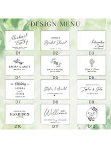 Personalized Horizontal Wedding Guest Book, Customized Wedding Memory Album, Mr. & Mrs. Signature Book, Warm Atmosphere, Autumn Decor, Eternal Love, Unique Gift, Personalized Eucalyptus Wedding Guest Book, Wedding Memory Book, Wedding Scrapbook - Multicolor - View 10