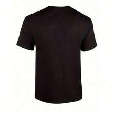 Camiseta Vintage de Carreras de Pista de Tierra, 100% Algodón, 220g - Negro - Ver 2