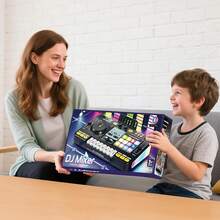 3-6 Years Old Kids DJ Mixing Console Toy, With DJ Turntable, Game Mode, Light Speed Control And Microphone, Suitable DJ Mixing Set Gift For Boys And Girls - DJ Turntable - View 12