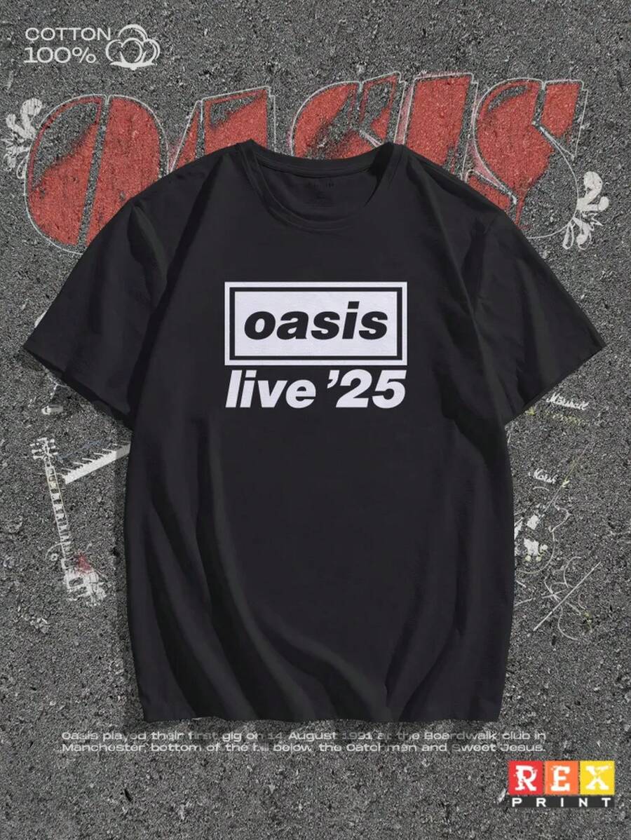 The Most Popular Women's T-Shirt Of 2026! Oasis Print T-Shirt! The Material Is High-Quality And Reliable! - D - View 1
