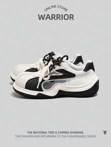 WARRIOR 1 đôi giày thể thao cổ thấp dành cho nữ - Màu be, xám, đen - Xem 1
