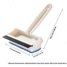 1pc Multi-Functional Cleaning Board, Bathroom Glass Squeegee, Home Cleaning Dust Removal Tool - Multicolor - View 8
