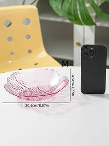 1个优雅花瓣造型高脚托盘，采用粉色PET材质，经久耐用，适合盛放零食、糖果、水果、坚果——是家居客厅装饰、婚礼和派对的理想之选。 - 粉色 - 查看 12