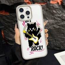 マグネット式黄ばみ防止 | 高級感あふれる2in1アクリルマグネット式スマホケース！スタイリッシュで手触りも良く、実用的な保護機能とマグネット式・耐衝撃設計を融合させた、高級感あふれるケースです。 黒猫ギターロックレッツロックケース  11  17e 手机壳  17e 手机壳 家族、恋人、友人、そして子供たちへのプレゼントに最適です。  11 Pro/11 Pro Max/Apple  Air/15 Plus/16 Plus/12/12 Pro Max/16 Pro Max/12 Pro/15 Pro Max/ 13 pro/14 Pro Max/17 Pro/13/17e/13 Pro Max/16 Pro/14 Pro/16/14 Plus/17 Pro Max/16e/15 Pro/15/14/17 - グレー - チェックする 31