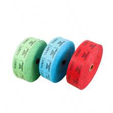 250pcs/Roll Multi-Color Raffle Tickets, Numbered Coupon Style Suitable For Party, Carnival, Fundraising Events, Red/Blue/Green/Pink - Color - View 9
