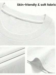 Camiseta Gráfica 'Darlin': Camiseta de Estilo Country Occidental para Mujer - Blanco - Ver 5