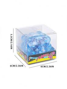 Snowflake Cube Slow Rebound Squeeze Toy, Supports Random Squeezing To Relieve Stress, Portable For Office, Home And School, Cute Decoration, Suitable For Party, Birthday And Holiday Gifts - Multicolor - View 6