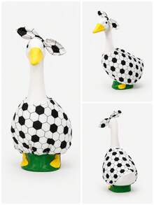 23-Inch Goose Costume Set, Football Print Body Cover And Bow Headband, Sports Themed Outdoor Yard Decor Goose Outfit, Suitable For Football World Cup Holiday (Goose Not Included) - Multiple Styles - View 6