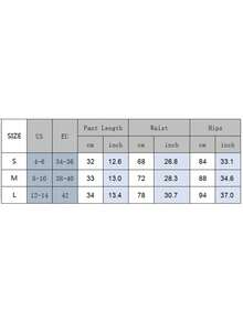 Women Summer Ribbed Shorts Casual Lettuce Trim Fold-Over Waist Elastic Shorts Pants for Beach Club Streetwear - Azul - Ver 6