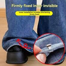 2/4 buah Klip Pemendek Kaki Celana Tak Terlihat, Mencegah Ujung Celana Terseret, Klip Pengikat Tak Terlihat Tanpa Jahitan, Cocok Untuk Topi Matahari, Topi Ember, Jeans, Celana Panjang, Aksesori Anti Selip Pakaian - Model reguler - View 4