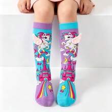 3D Fun Kids' High-Top Socks, One Size, Random Colors, Boy Or Girl MI 3D - 獨角獸 - 查看 4