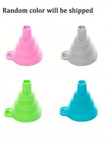 5er Set, Trichter, Kunststoff-Trichter Set, farbiges Multi-Größen Trichter Set für Milch, Öl, Saft, Honig, Essig - Kunststoff Weithals-Trichter geeignet für Camping, Picknick - langanhaltend & leicht zu reinigendes Flüssigkeitsübertragungswerkzeug, Küchen-Gießwerkzeug für Öl, Wein, Saft - Verschiedenfarbig - Übersicht 11