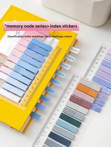 10 Gói, mỗi gói 200 tờ, nhãn dán chỉ mục tự dính màu chuyển sắc nhẹ, thích hợp cho văn phòng, học tập, sổ tay, bìa hồ sơ, sách, thiết bị gia dụng, bao bì, đồ dùng học tập cho học sinh. - Một cỡ - Xem 6