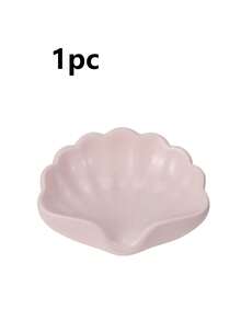 北歐風貝殼造型肥皂盤，浴室肥皂架多功能化妝品珠寶收納盒，白色桌面裝飾 - 多色 - 查看 11