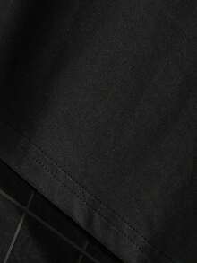 1 pieza de camiseta gráfica negra con estampado del skyline de Nueva York, ropa casual de estilo urbano, transpirable, que absorbe el sudor y suave, adecuada para los desplazamientos diarios, para descansar en casa y para uso casual. Conjuntos de Ropa Estilo Urbano para Fiesta de Año Nuevo 2026 - Camisetas de Algodón Antiarrugas 180g 100% Algodón - Negro - Ver 5