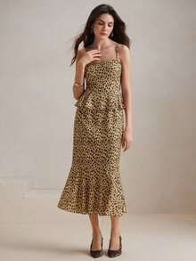 Women Midi Dresses - Multicolor - View 5