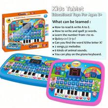 Early Learning Educational Tablet With Display, Letters And Music, Educational Toy For Boys And Girls, Baby Holiday Gift - Multicolor - View 8