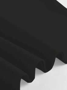 Camiseta de manga corta con estampado de patineta, moderna y a la moda, para adolescentes y estudiantes, top casual de verano con un diseño vibrante, cómoda y transpirable, una excelente opción para vestirse. - Negro - Ver 4