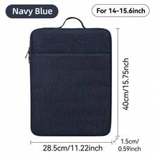 Túi đựng máy tính bảng 10.9-15.6" phù hợp với các thế hệ máy tính bảng 11, 10, 10.9 Air 5, Air 4, 10.9, 9, 8, 7, 10.2 Pro, 11. Túi có khóa kéo tiện dụng, trượt mượt mà. - Xem 18