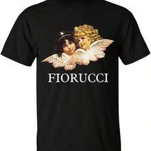 Vintage Angels Fiorucci y Blanco y Otras Camisetas de Algodón - Negro - Ver 7